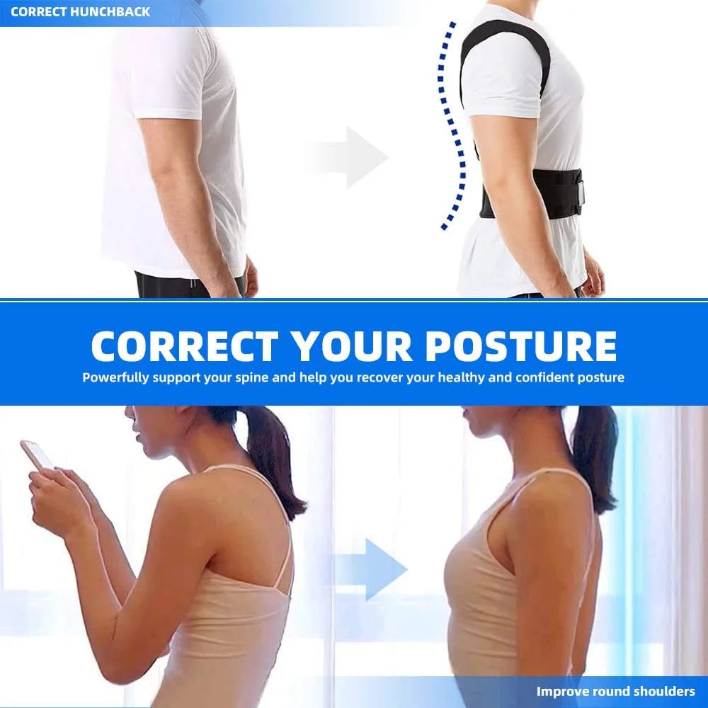 Back Brace Posture Corrector for Women and Men Neck Back Shoulder Posture Brace